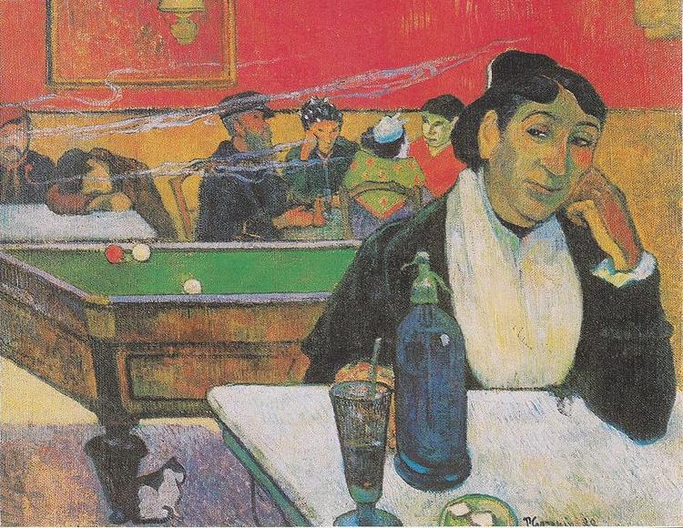 Paul Gauguin Cafe de Nuit  Arles oil painting picture